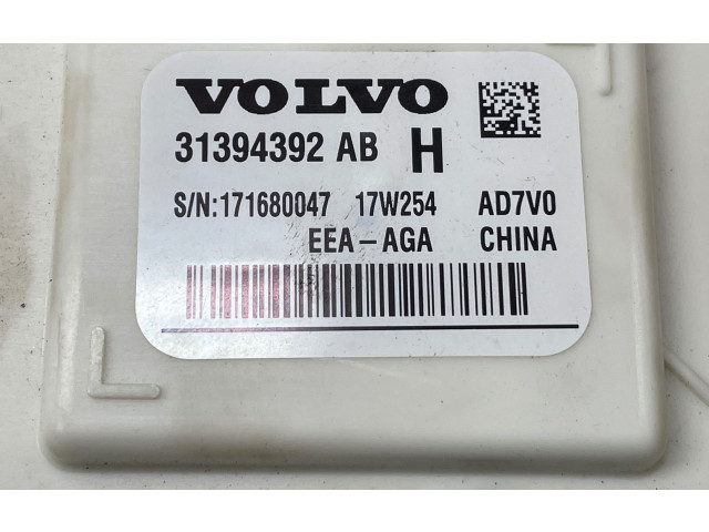 Блок комфорта 31394392AB, 171680047   Volvo S90, V90   