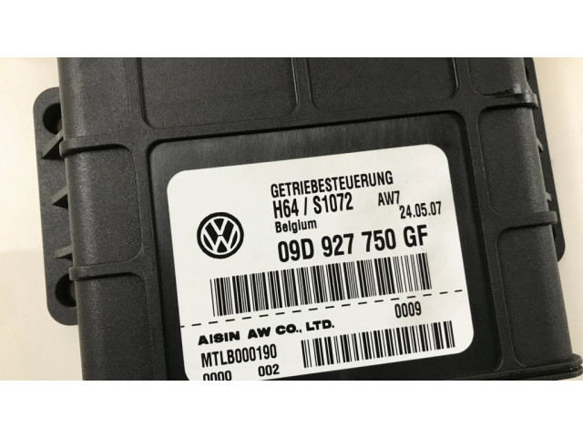 Блок управления коробкой передач 09D927750GF   Audi Q7 4L