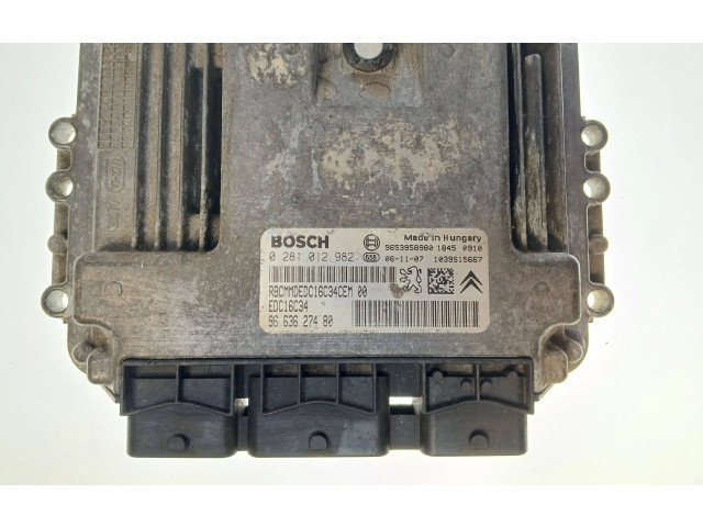 Řídící jednotka 9663627480, 9653958980   Fiat Scudo 2008