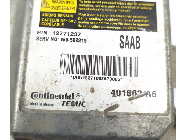 Блок подушек безопасности 12771237, 401662A6   Saab 9-3 Ver2