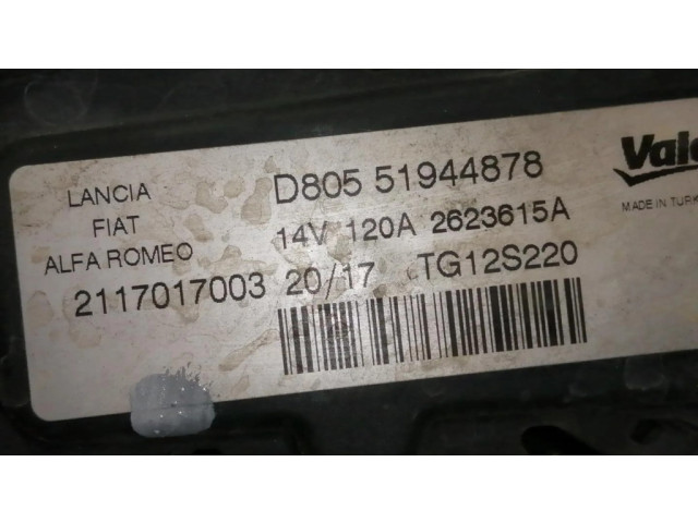 Генератор 2623615A, 2117017003   Fiat Fiorino 1.2     