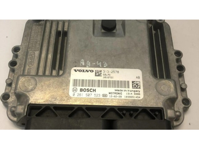 Řídící jednotka 31312578, 0261S07523   Volvo V60 2012