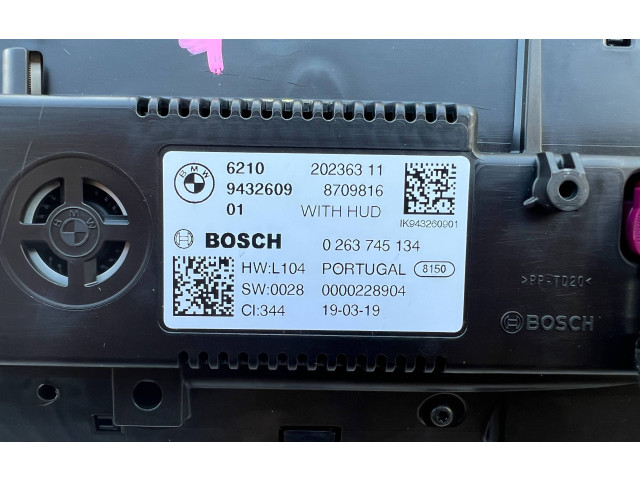 Přístrojová deska  BMW 1 F40 2019 9432609, 20236311  