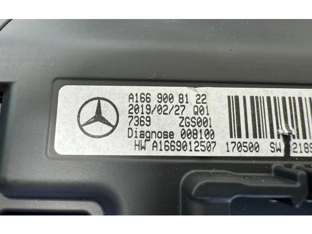 Дисплей    A1669008122   Mercedes-Benz GLE (W166 - C292)