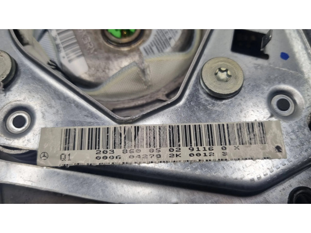 Подушка безопасности водителя A2038600502, 2038600502   Mercedes-Benz C W203