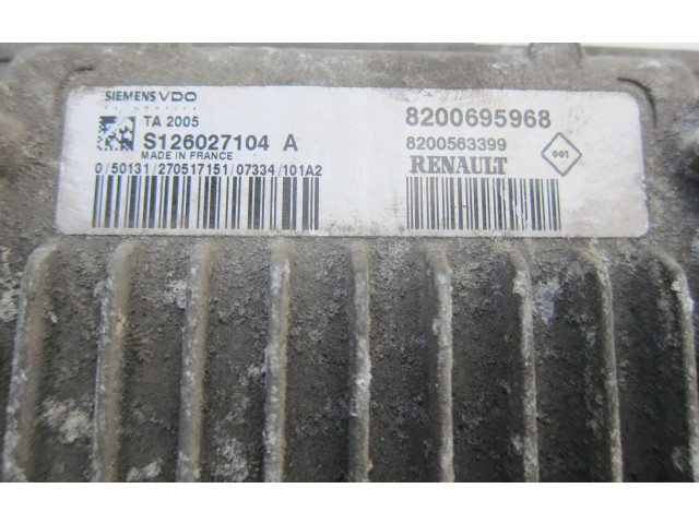 Блок управления коробкой передач 8200695968, S126027104A   Renault Megane II
