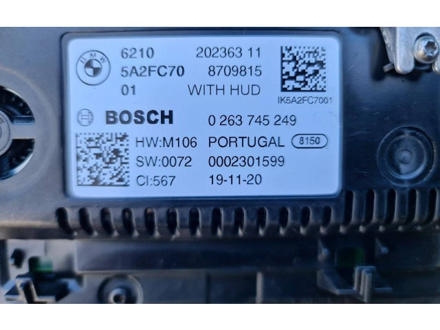 Панель приборов 8709815, 0002301599   BMW 4 G22 G23 G24 G26       