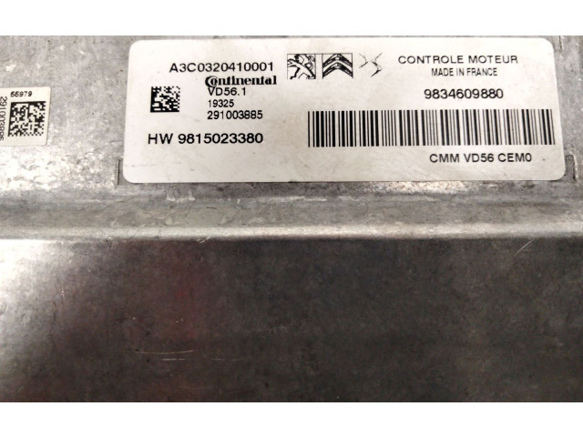 Řídící jednotka 9834609880   Peugeot 2008 II 2020