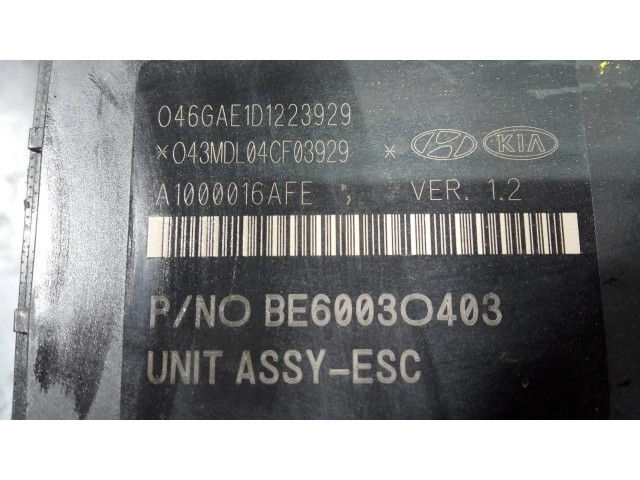 Jednotka ABS 046GAE1D1223929, P3-B9-19-3   KIA Sportage 2010