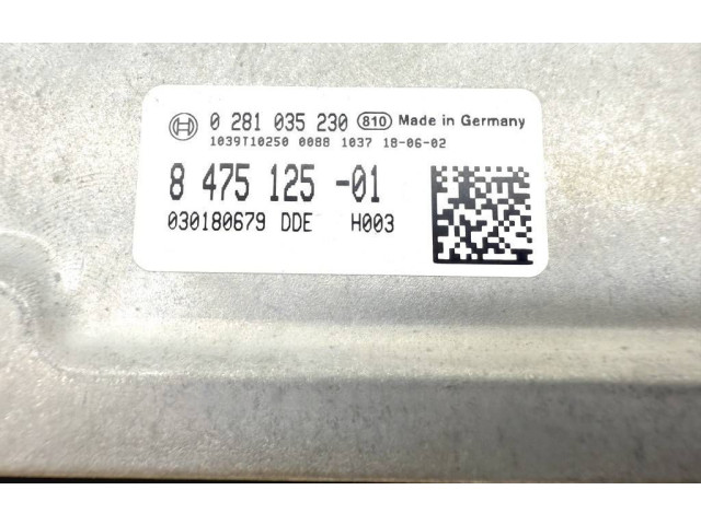 Řídící jednotka 0281035230, 8475125   BMW 2 F45 2020