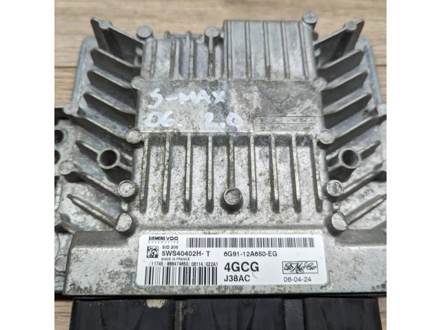 Блок управления двигателя 6G9112A650EG, 5WS40402HT   Ford S-MAX