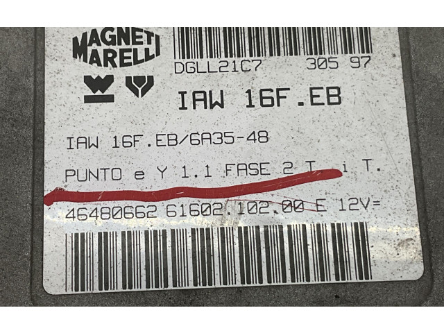 Блок управления двигателя IAW16F.EB, IAW16F.EB   Fiat Punto (176)