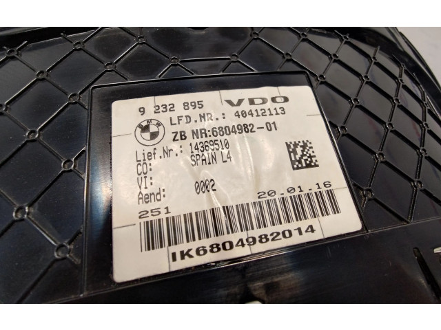 Přístrojová deska  BMW 4 F32 F33 2016 6804982, 62106804982  