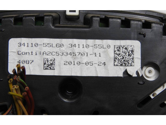 Přístrojová deska  Suzuki SX4 2010 34110-55L60, 20100524  
