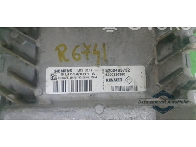 Блок управления двигателем Блок управления 8200483732, S110140011A   Renault Logan I