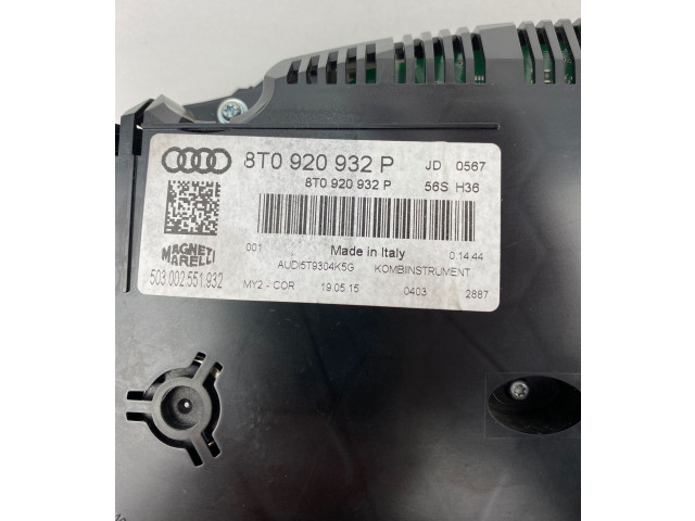 Přístrojová deska  Audi A5 Sportback 8TA 2015 8T0920932P, 503002551932  