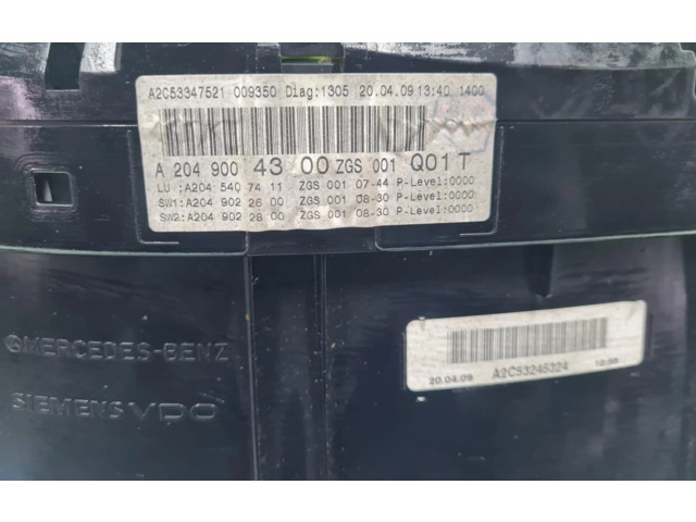 Панель приборов A2049004300, A2049004300   Mercedes-Benz CL C215       