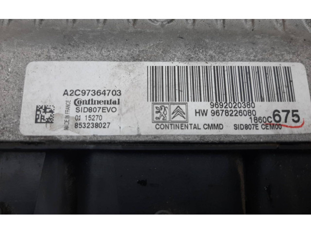 Řídící jednotka A2C97364703, 9678226080   Citroen C4 Aircross 2012