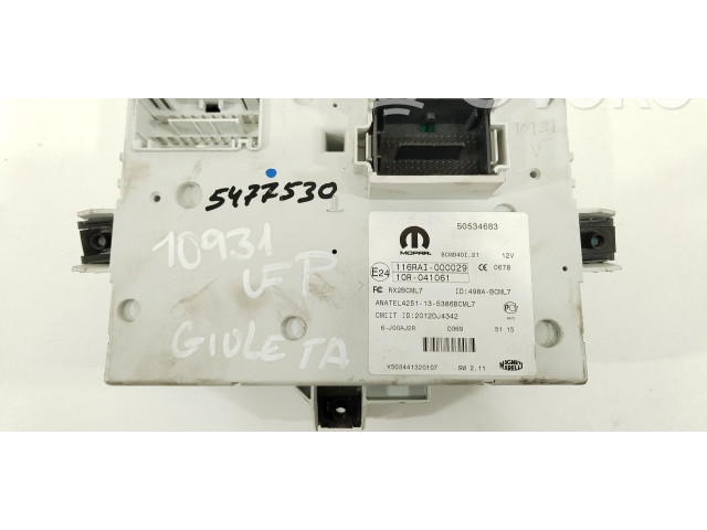Pojistková skříňka Řídící jednotka BSM 50534683   Alfa Romeo Giulietta 2015
