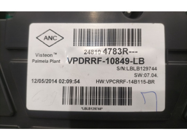 Přístrojová deska  Renault Captur 2014 248109523R  
