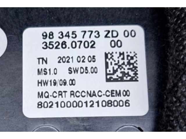 Дисплей    98345773ZD   Peugeot Partner III