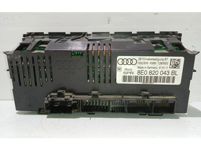 Блок управления климат-контролем 8E0820043BL   Seat Exeo (3R)