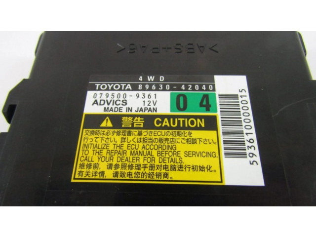 Блок управления 8963042040   Toyota RAV 4 (XA30)