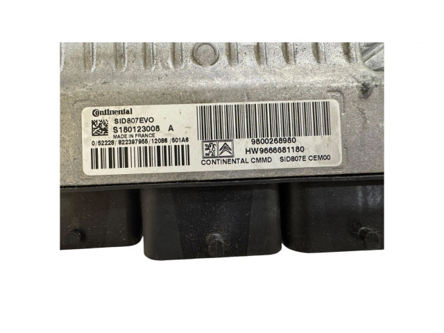 Řídící jednotka 9800268980, 9666681180   Peugeot 3008 II 2016