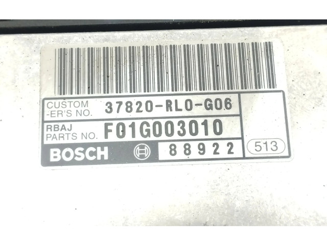 Řídící jednotka 37820RL0G06, 0281014809   Honda Accord 2009