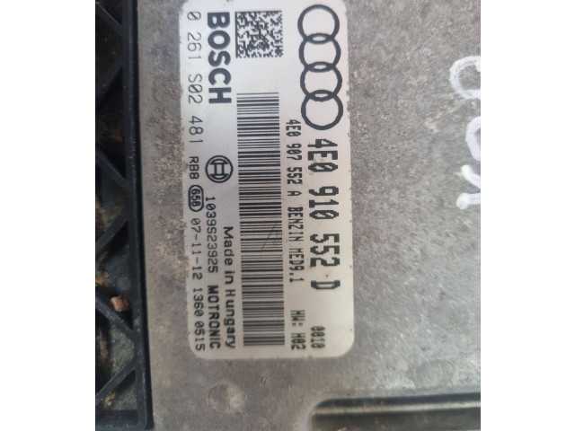 Řídící jednotka 4E0910552D, 4E0907552A   Audi A8 S8 D3 4E 2008