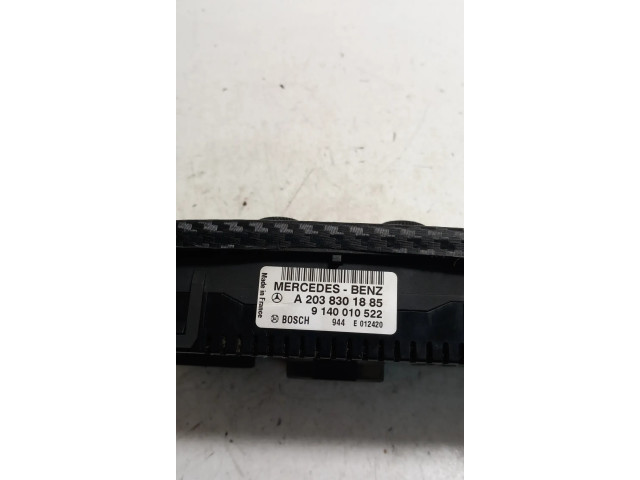 Блок управления климат-контролем A2038301885, 2038301885   Mercedes-Benz C W203