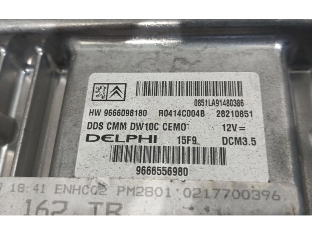 Řídící jednotka 9666098180   Peugeot 3008 I 2010