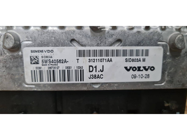 Řídící jednotka 31211071AA, 5WS40562A   Volvo C70 2010