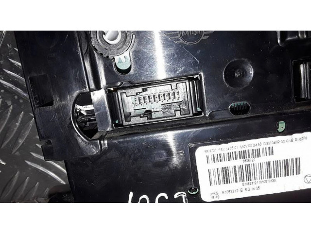 Блок управления климат-контролем E1060548, 9806727   Mini Cooper Countryman R60