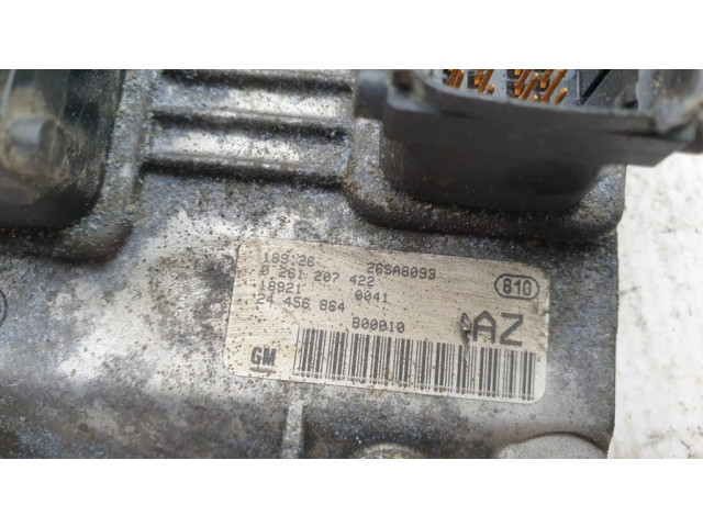 Блок управления двигателя 24456864, 0261207422   Opel Agila A