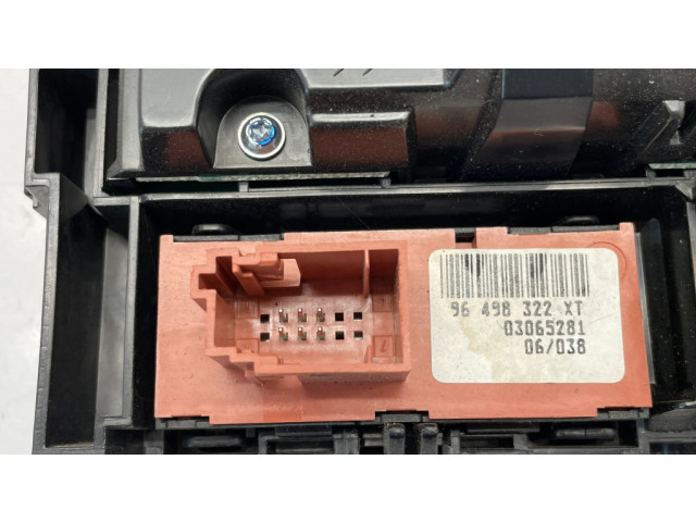 Блок управления климат-контролем 96573328ZD02, 96498322XT   Citroen C6