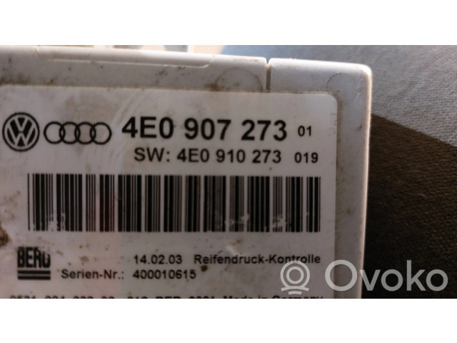 Блок управления 4E0907273, 4E0910273   Audi A8 S8 D3 4E