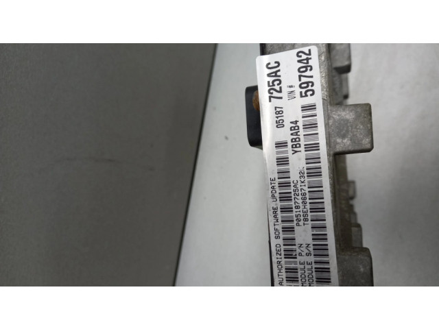 Блок управления двигателя T8SEH06671K32K, P05187761AA   Chrysler PT Cruiser