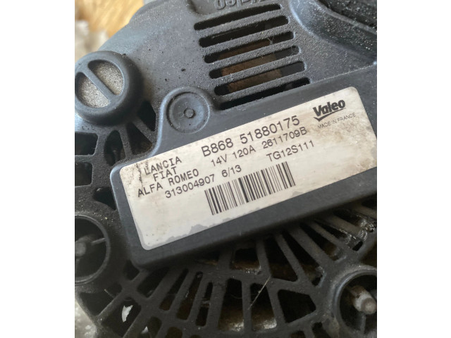 Генератор 51880175, 2611709B   Fiat 500L      