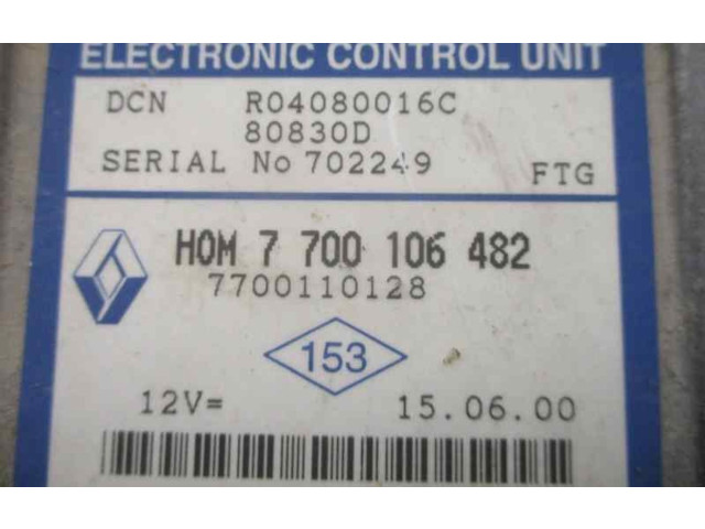Řídící jednotka 7700106482, R04080016C   Renault Trafic I 2000