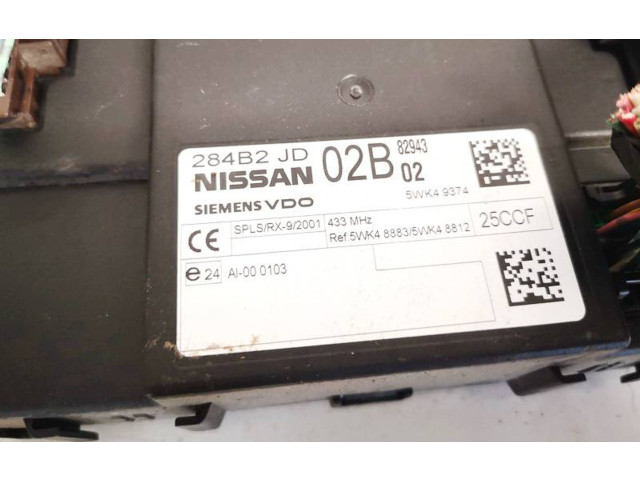 Блок управления коробкой передач 284b2jd02b, 5wk49374   Nissan X-Trail T31