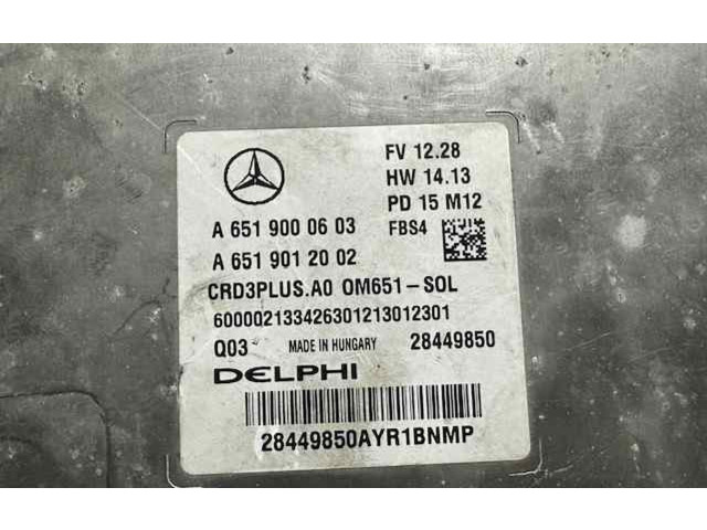 Řídící jednotka A6519000603, A2059001018   Mercedes-Benz C W205 2015
