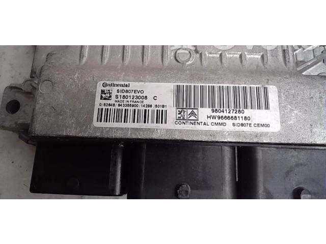 Pojistková skříňka Řídící jednotka BSM 1609295080   Peugeot 508 2015