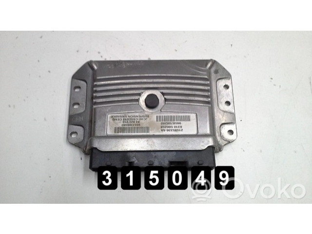 Řídící jednotka 9658708280   Citroen C6 2007