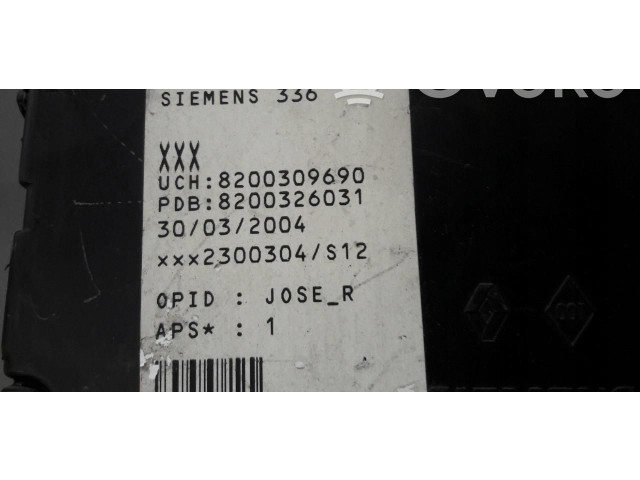 Блок комфорта 8200309690   Renault Laguna II   