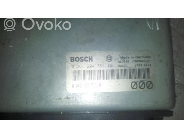 Блок управления двигателя 0261204381, 00464247110   Fiat Marea