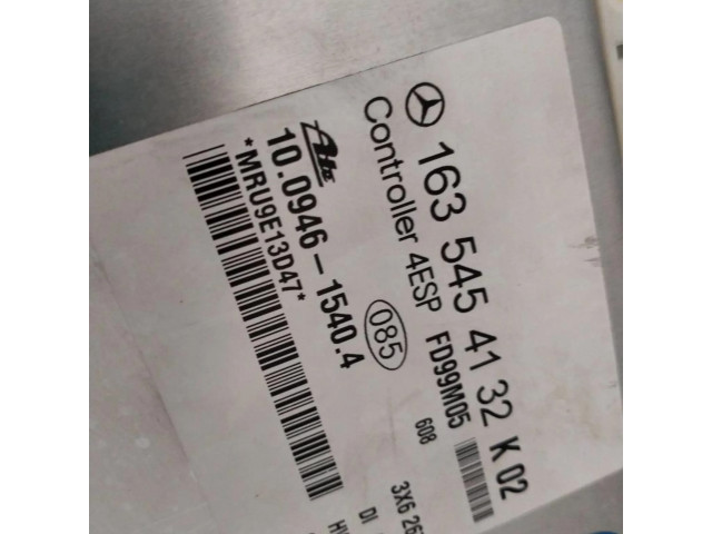 Блок управления АБС 1635454132, CENTRALITAABS   Mercedes-Benz ML W163