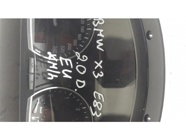 Панель приборов 102464032, 341611302   BMW X3 E83       