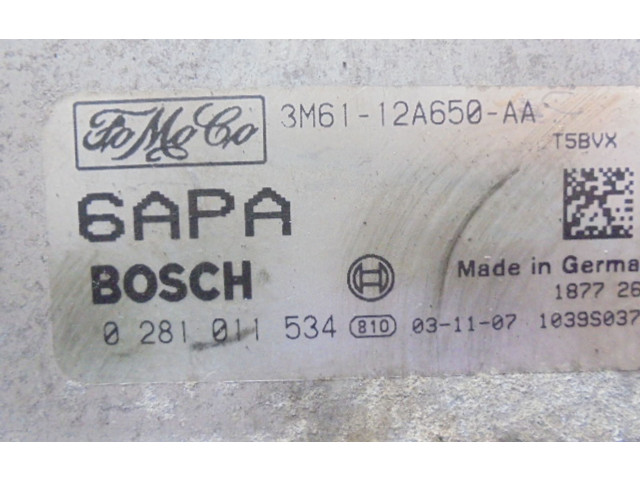 Řídící jednotka 3M61-12A650-AA, 3M61-12A650-AA   Mazda 3 I 2004
