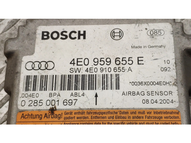 Блок подушек безопасности 4E0959655E   Audi A8 S8 D3 4E